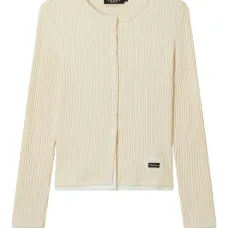 Кардиган в рубчик на пуговицах