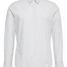 Полосатая рубашка с длинными рукавами