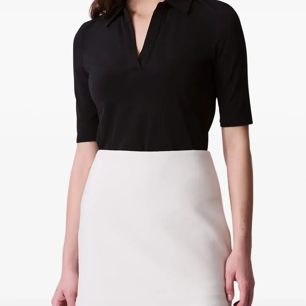 Топ с воротником