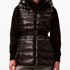 Жилет с капюшоном и поясом