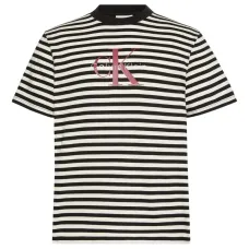 Полосатая футболка с логотипом