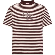 Полосатая футболка с логотипом