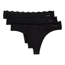 Комплект из трех трусов-стрингов с кружевом