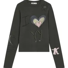 Футболка с круглым вырезом