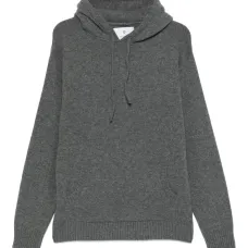 Худи с карманом в рубчик