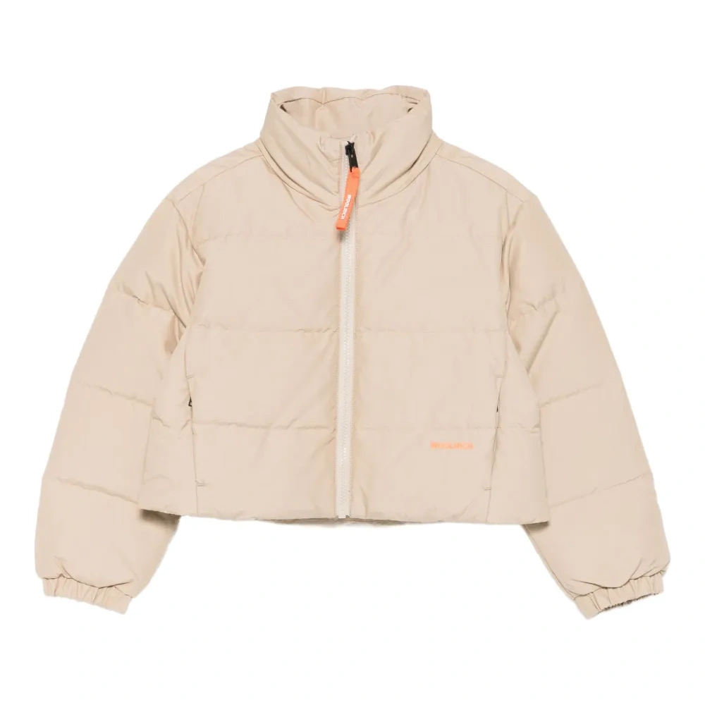 Пуховик с логотипом