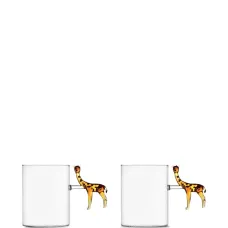 Набор из двух кружек с принтом