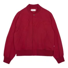 Бомбер с вышитым логотипом