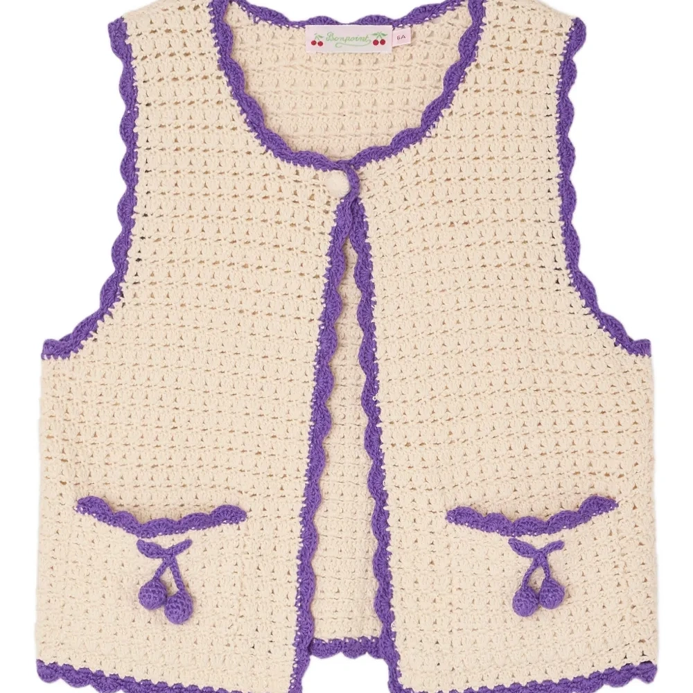 Жилет Laila с зубчатым краем