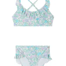 Бикини с оборками и цветочным принтом Бикини с оборками и цветочным принтом