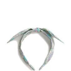 Ободок Lorette с бантом и цветочным узором