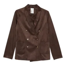 Двубортная куртка с карманами