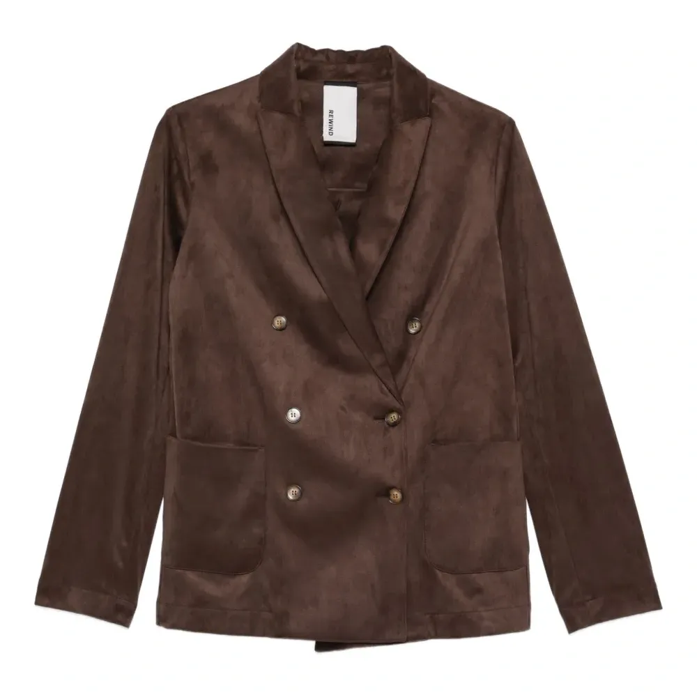 Двубортная куртка с карманами