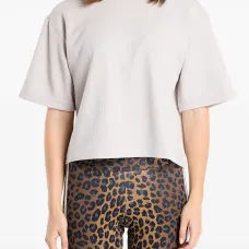 Фактурная футболка для йоги