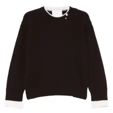 Свитер с искусственным жемчугом