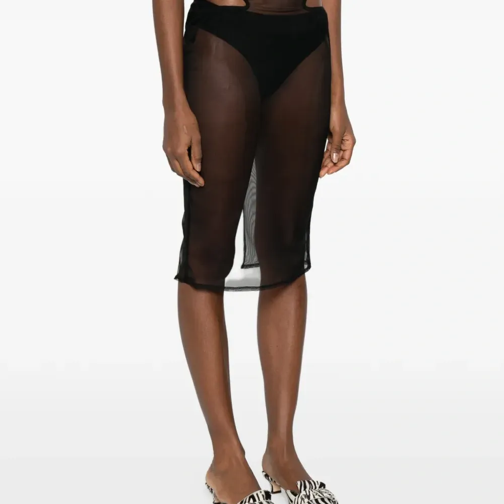 Миди-юбка с вырезами