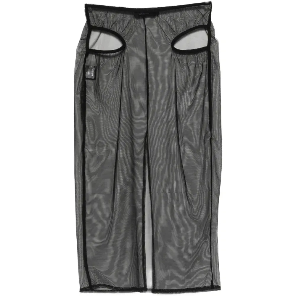 Миди-юбка с вырезами