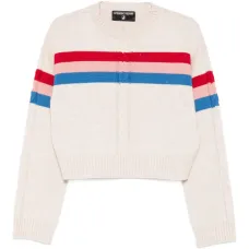 Свитер с отделкой в рубчик Свитер с отделкой в рубчик