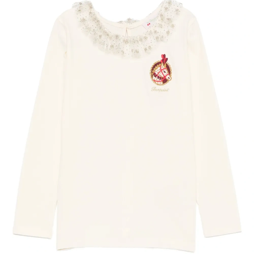 Кружевной топ Tidjany с вышивкой