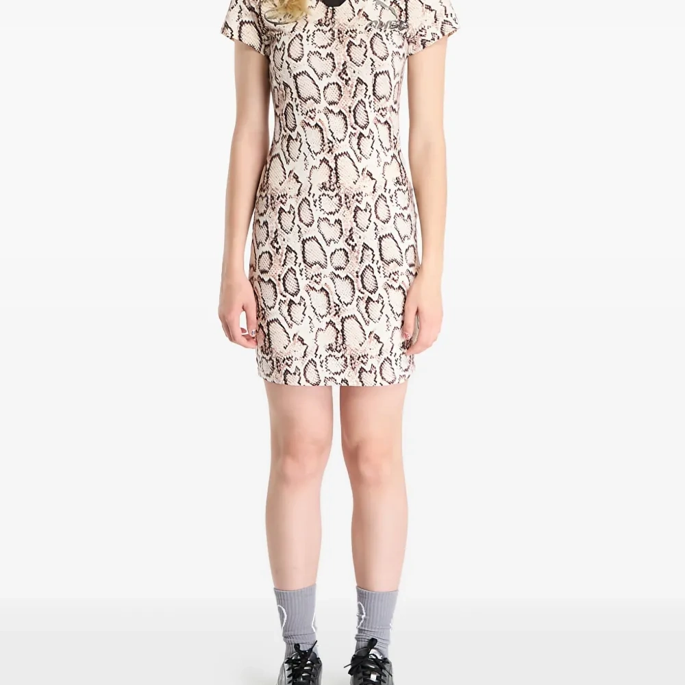 Платье мини со змеиным узором из коллаборации с A$AP ROCKY