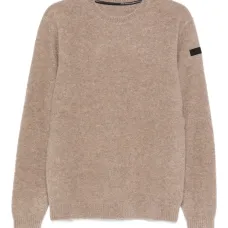 Свитер с нашивкой-логотипом