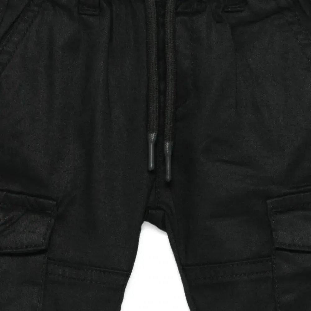 Брюки карго с эластичным поясом