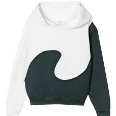 Худи в стиле колор-блок