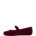 Бархатные балетки