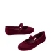 Бархатные балетки