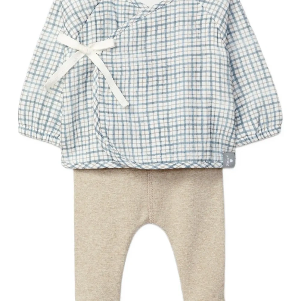 Комплект из брюк и топа в клетку