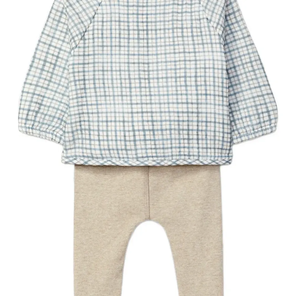 Комплект из брюк и топа в клетку