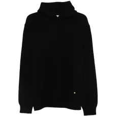 Вязаный худи свитер