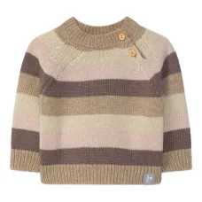 Трикотаж в полоску на пуговицах Трикотаж в полоску на пуговицах