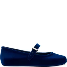 Бархатные балетки