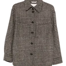 Клетчатая рубашка-овершарт