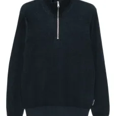 Свитер на молнии с воротником-воронкой