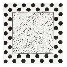 Шелковый платок в горох