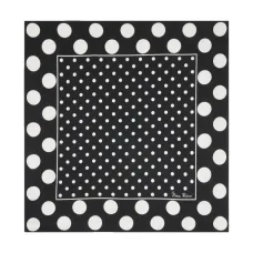 Шелковый платок в горох