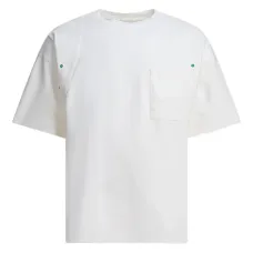 Футболка с карманом и вставками