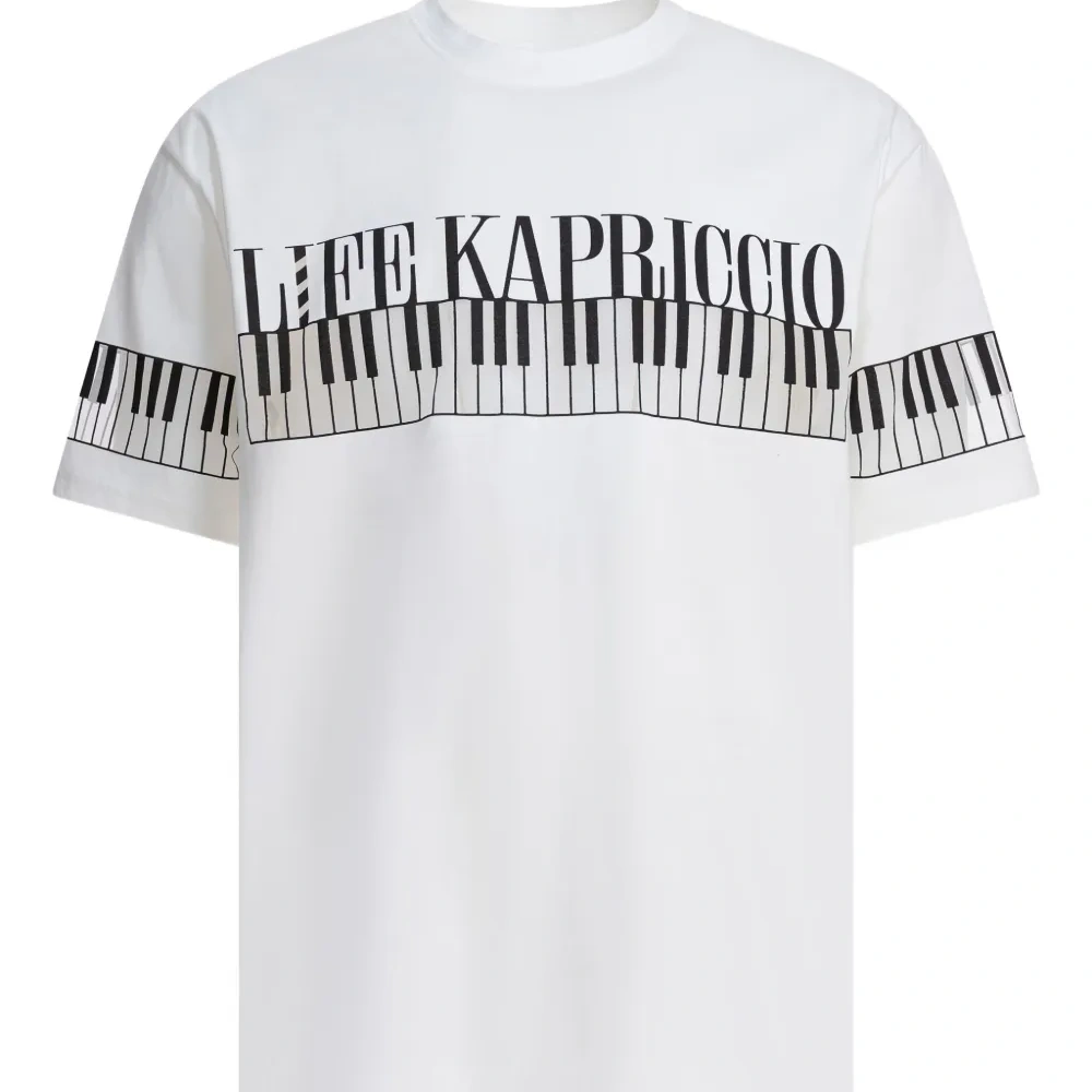 Футболка с принтом Piano