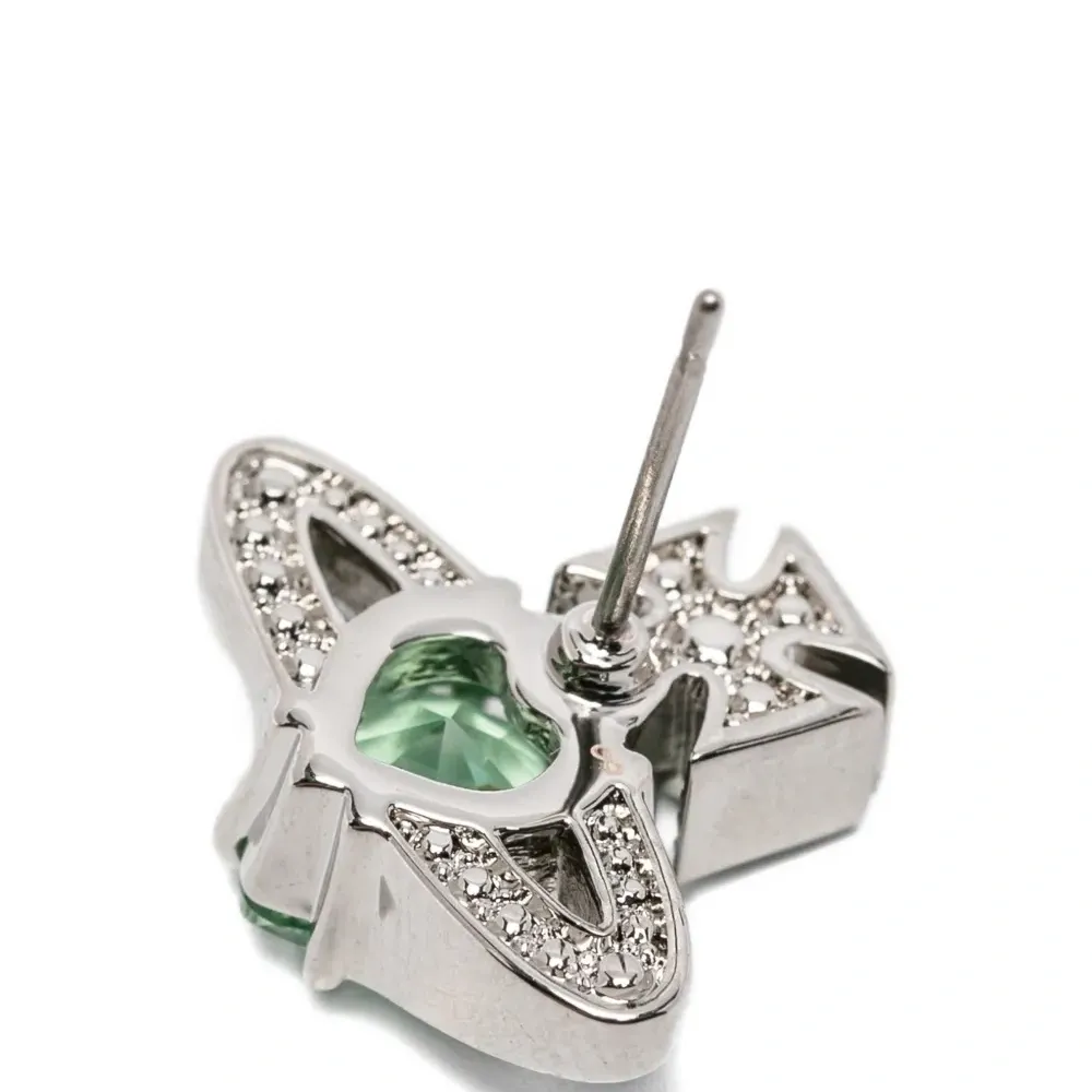 Серьги Ariella с сердцем и орбом