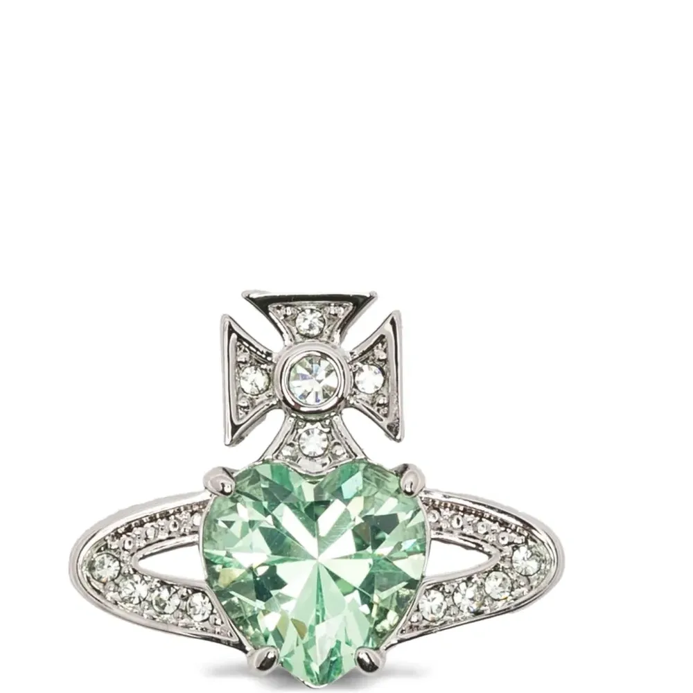 Серьги Ariella с сердцем и орбом