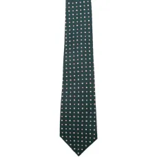 Шелковый галстук с геометричным узором