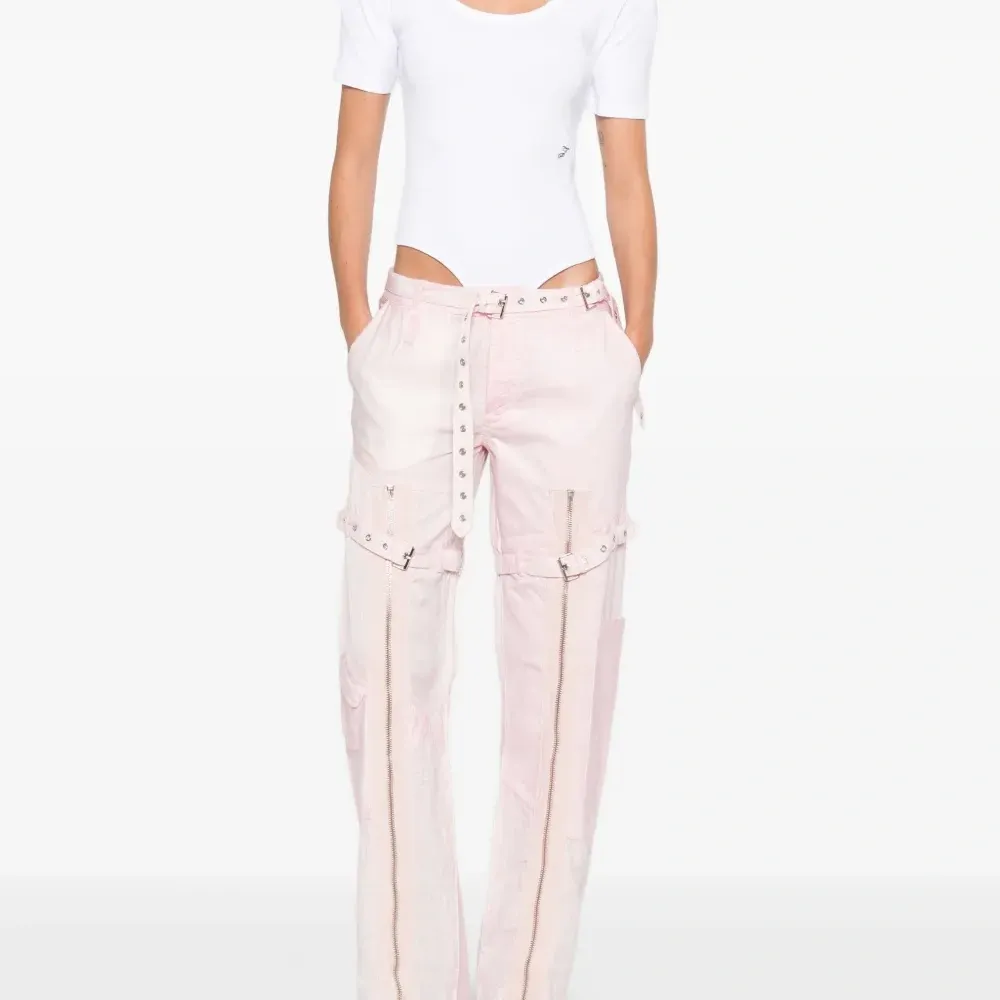 Брюки с молниями