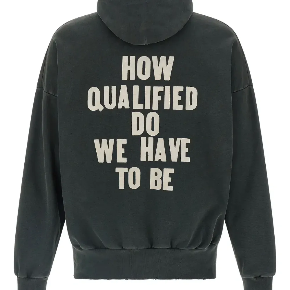 Худи с длинными рукавами и принтом