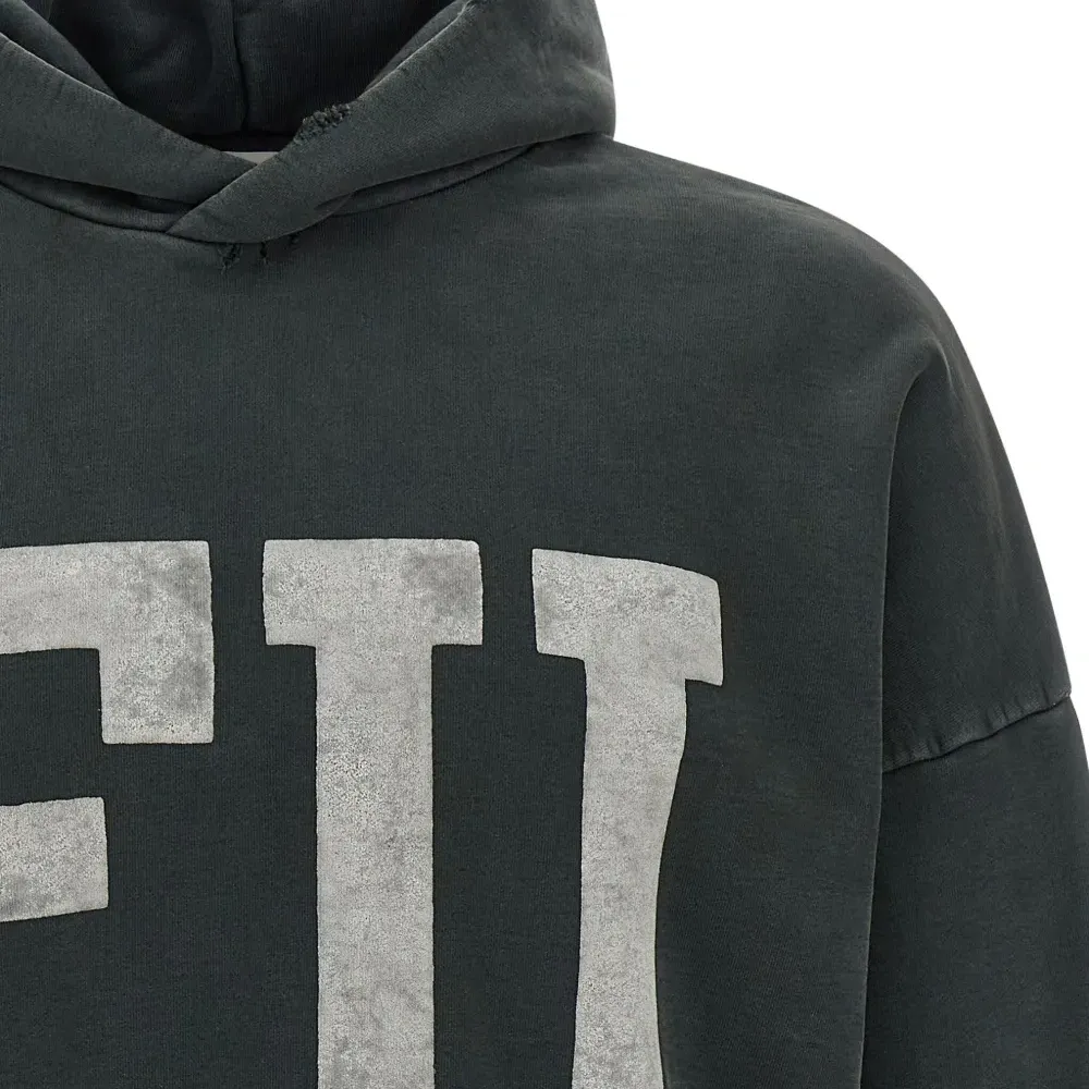 Худи с длинными рукавами и принтом