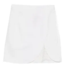 Мини юбка с кружевом