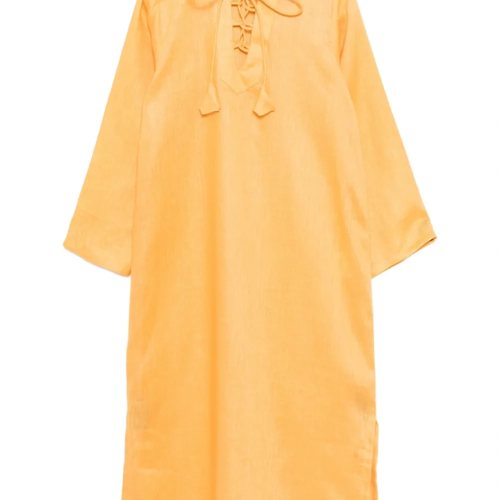 Льняное платье