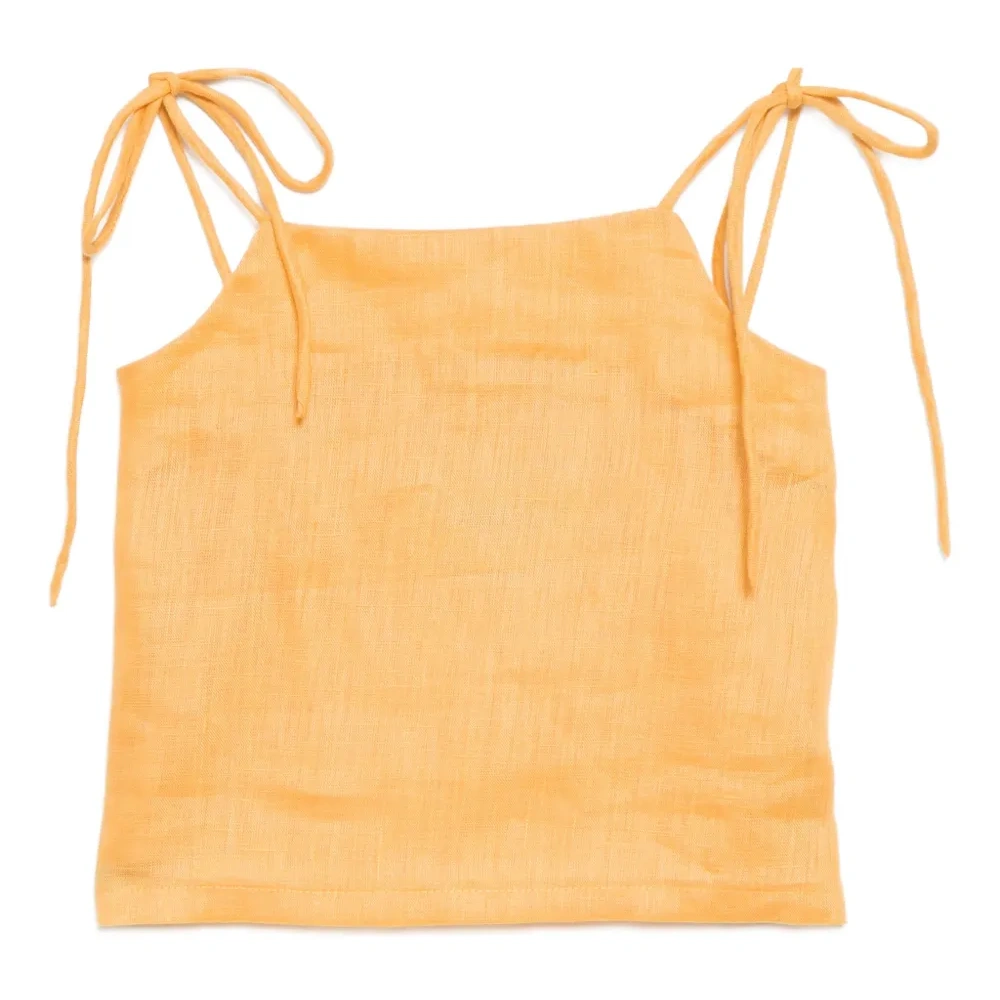 Льняной топ