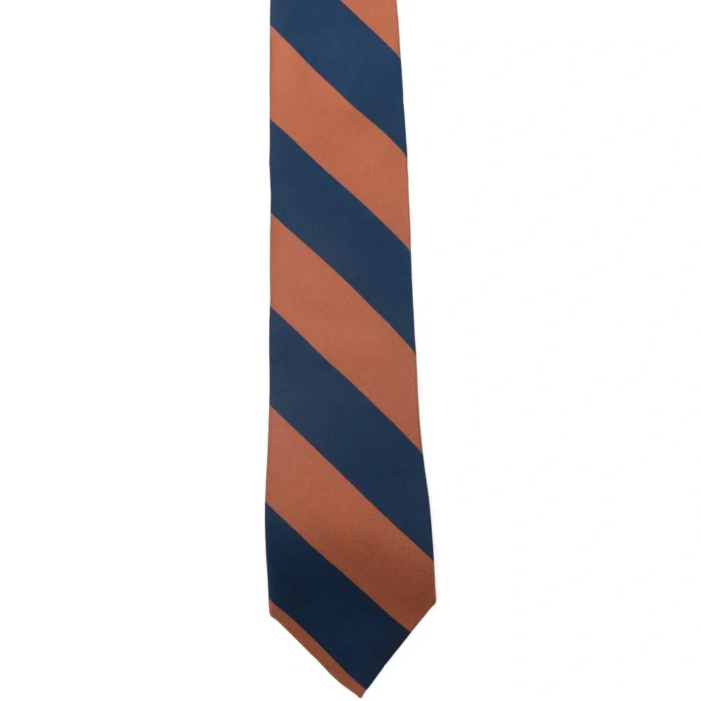 Шелковый галстук в полоску